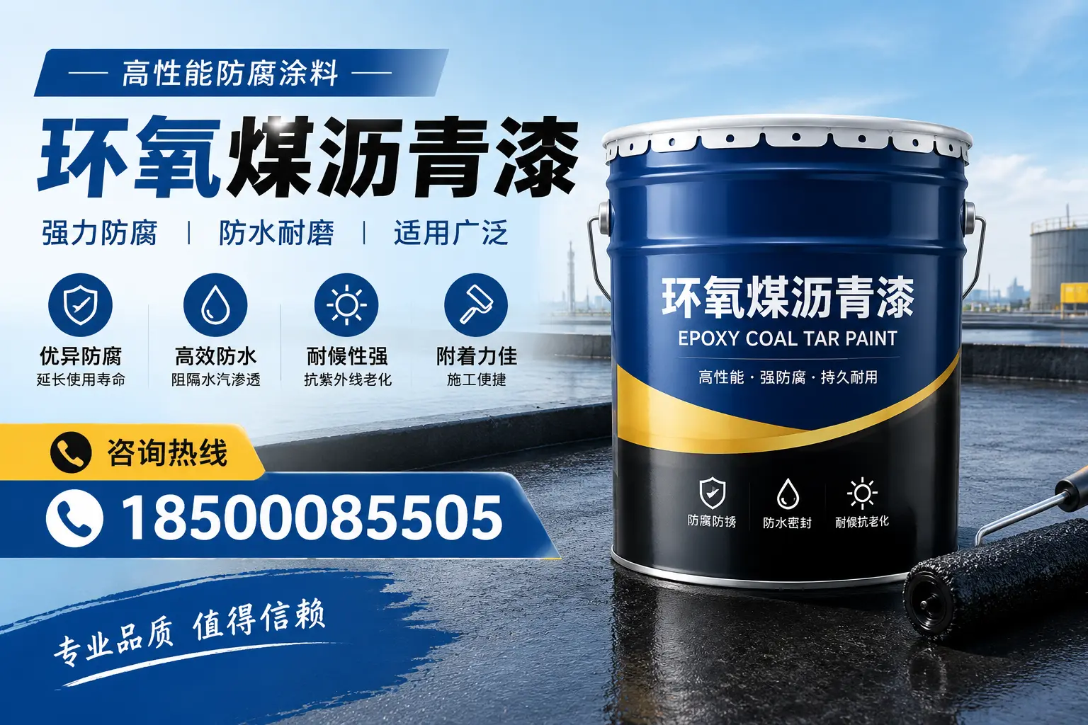 环氧煤沥青漆的主要成分与功能，琼海用户深度了解